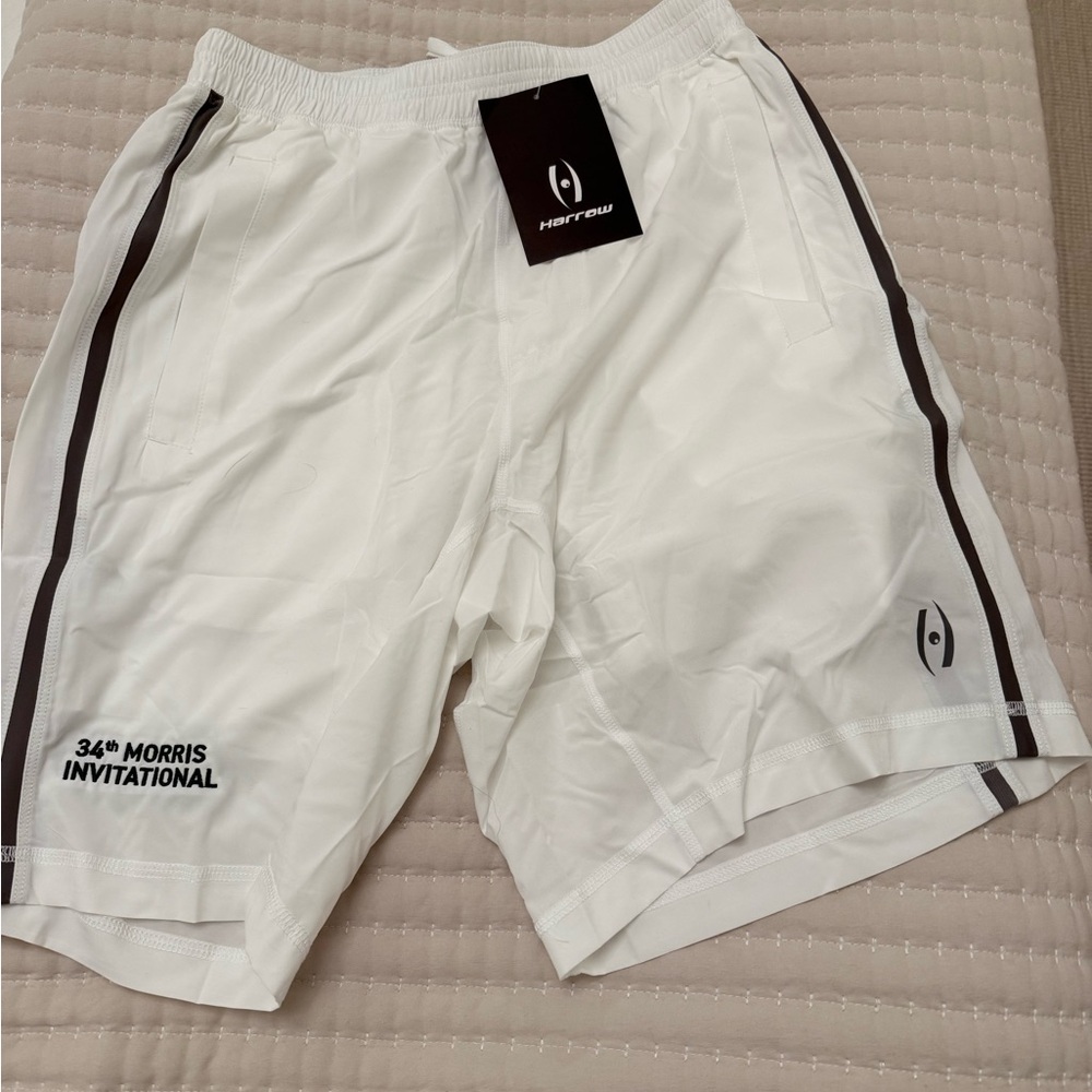 Harrow Men's Tennis White Shorts